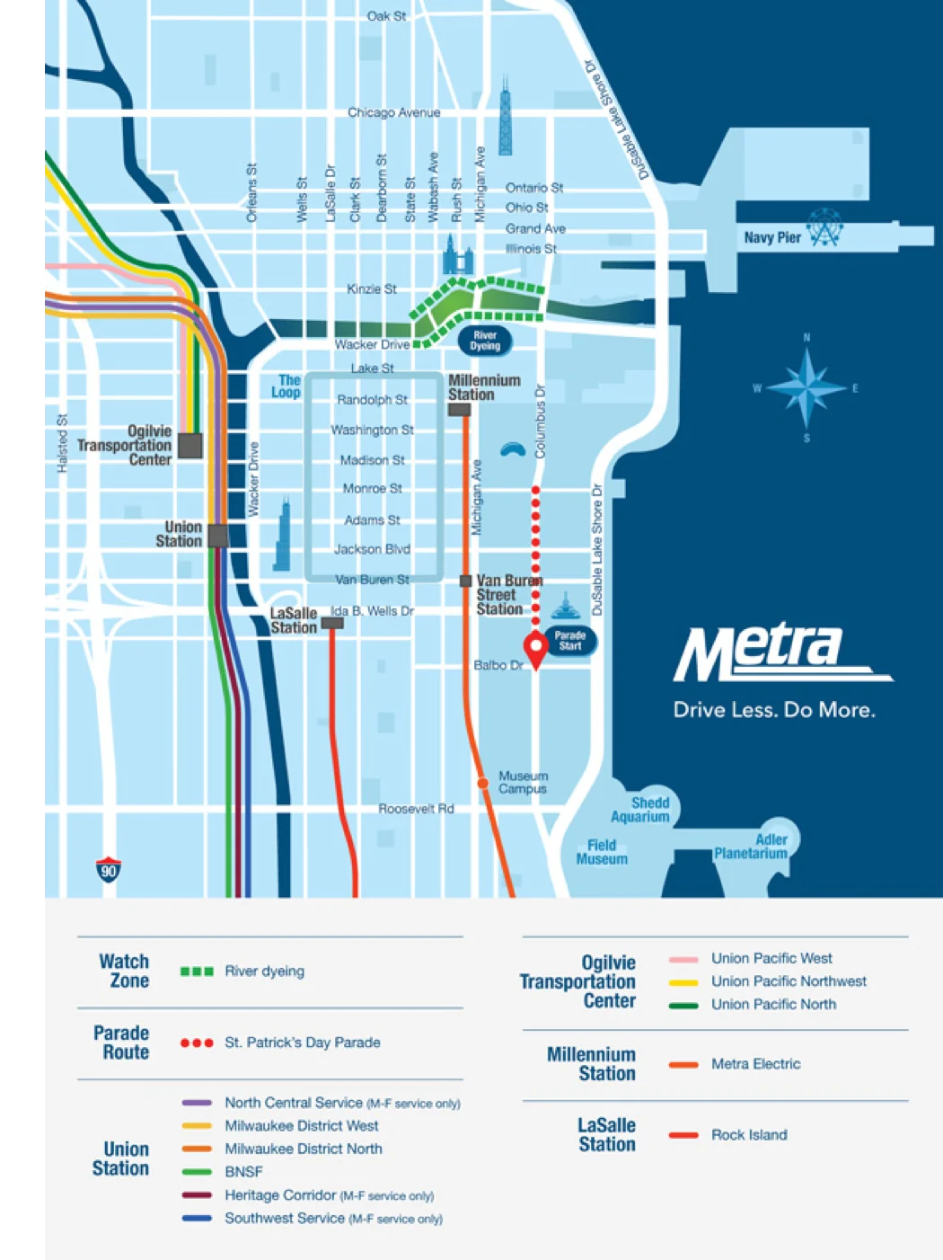 Chicago St Patricks Day River Dyeing & Parade 2026 logo