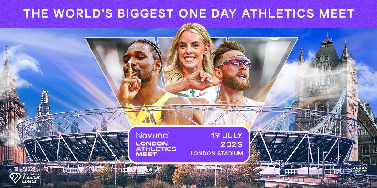 Novuna London Athletics Meet 2026 logo