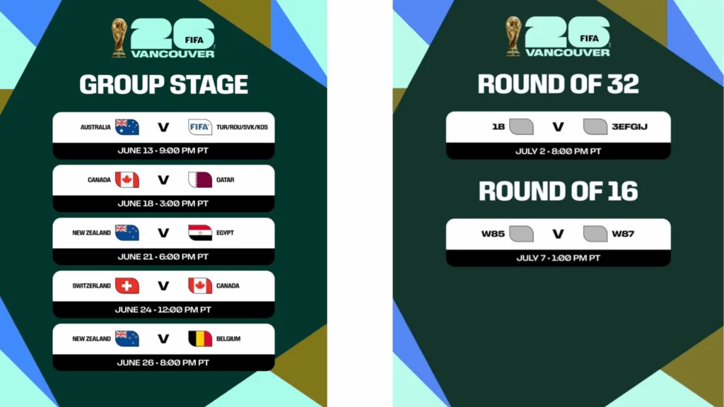 World Cup 2026 – Vancouver logo